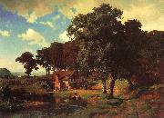 Bierstadt, Albert A Rustic Mill oil on canvas